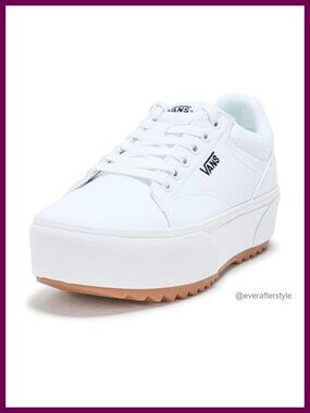 Vans Seldan Platform ST Sneakers Women's Low Top Lace-Up Canvas Shoes